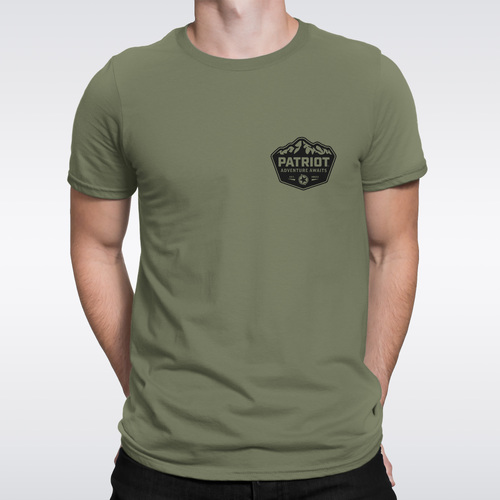 PATRIOT - Adventure Awaits Tee - Army