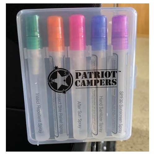 OUTDOOR ESSENTIALS KIT - REFILLABLE 5 in 1 (SANITIZER INCLUDED)