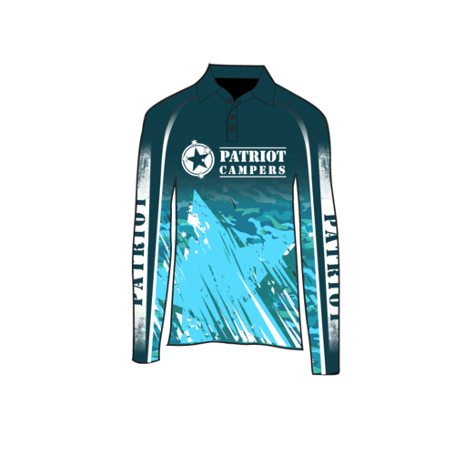 PATRIOT CAMPERS KIDS FISHING SHIRT