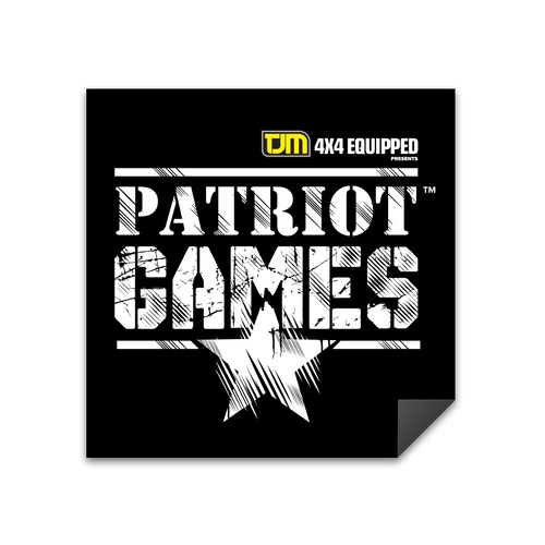 PATRIOT GAMES SQUARE STICKER