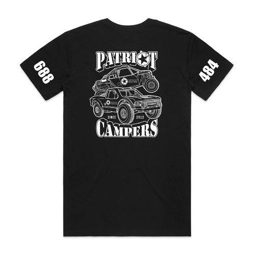 PATRIOT CAMPERS FULL SEND RACE TEE - MENS