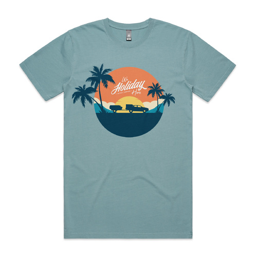 HOLIDAY HERE TEE - PATRIOT CAMPERS 