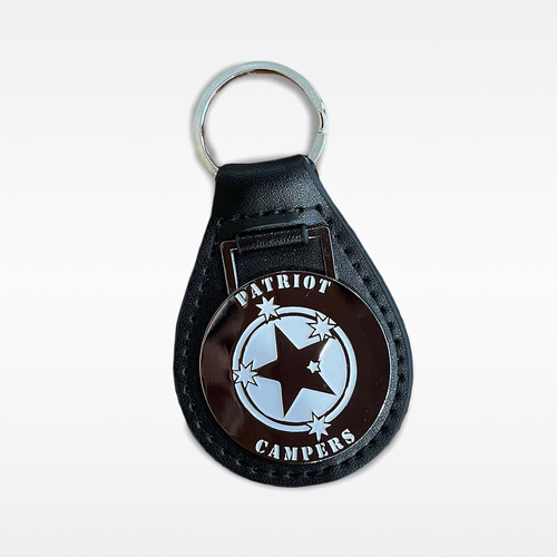 PATRIOT CAMPERS - LEATHER KEYRING