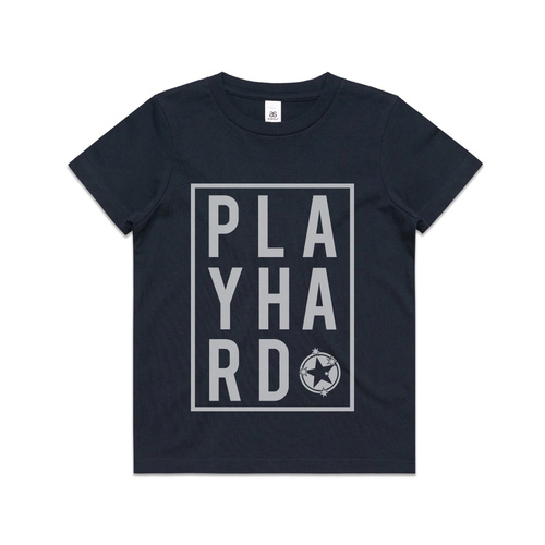 PLAY HARD KIDS TEE
